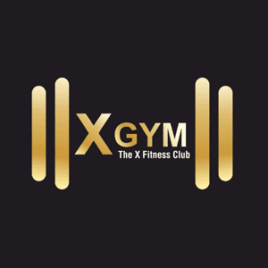 The X Fitness Club logo