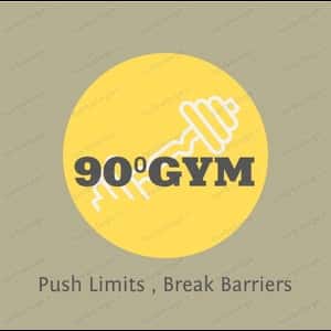90 Degree Gym logo