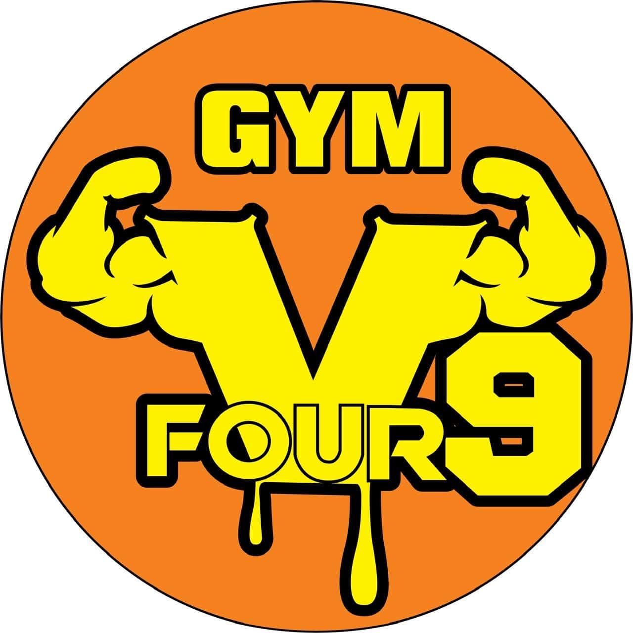 V Four 9 Gym logo