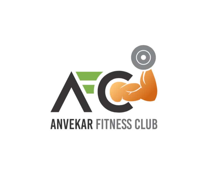 Anvekar fitness club logo