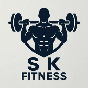 S K Fitness logo