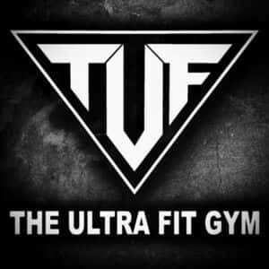 The Ultra Fit Gym (TUF) logo