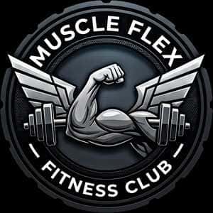 Muscle Flex Fitness Club logo