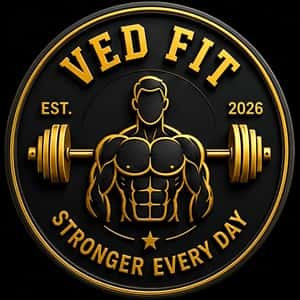 Ved Fit Gym logo