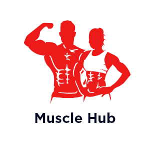 Muscle Hub Fitness Studio logo