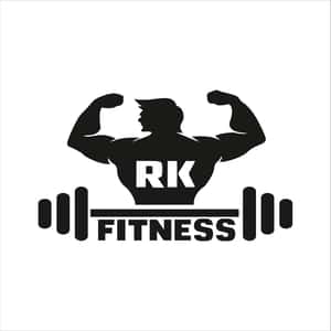 RK Fitness Gym logo