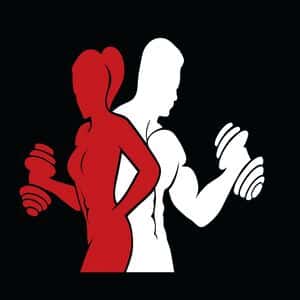 N S Fitness Gym logo