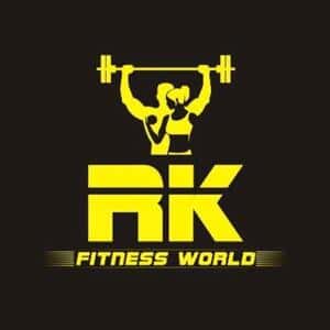 R.K Fitness World logo
