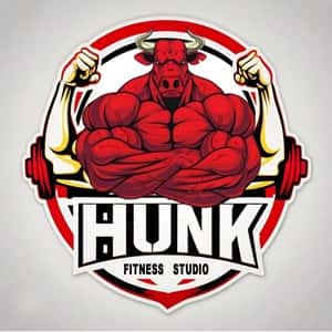 Hunk Fitness Studio logo