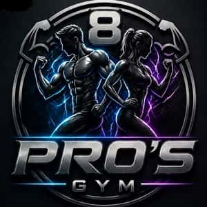 8 Pro’s Gym logo