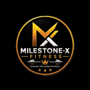 Milestone X Fitness Gym logo
